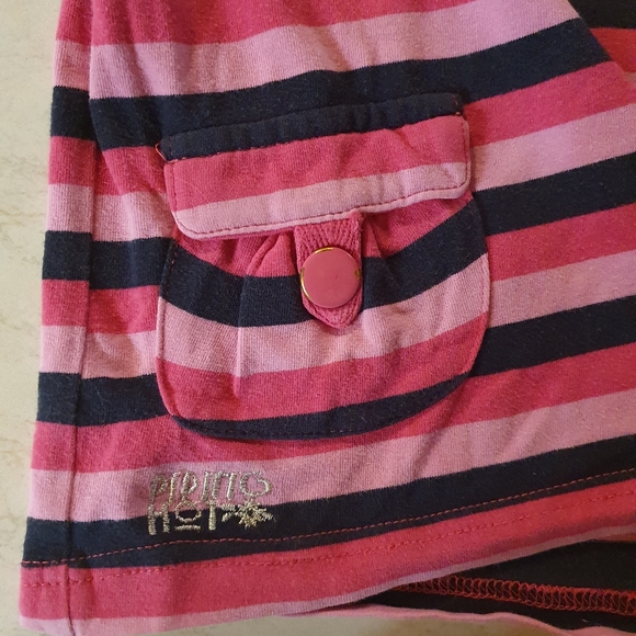 Size 5 Piping Hot striped long sleeve top - Picture 2 of 5